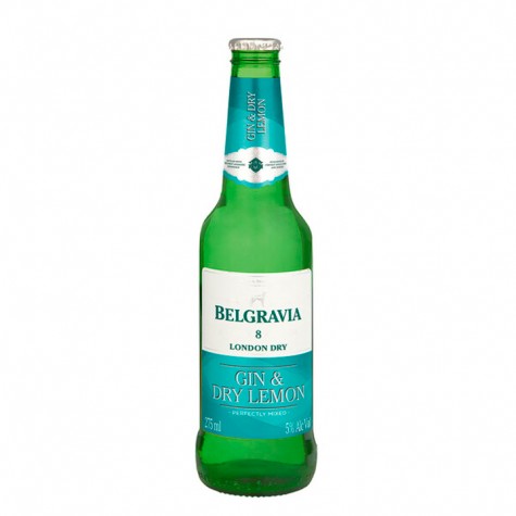 Belgravia Gin & Dry Lemon 275ml 6 Pack