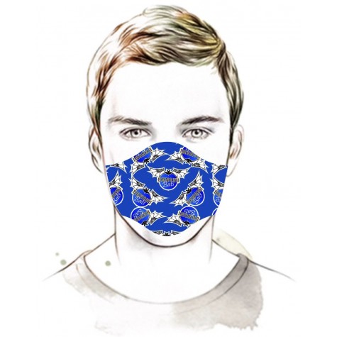 Benoni Bats Mask (Blue)