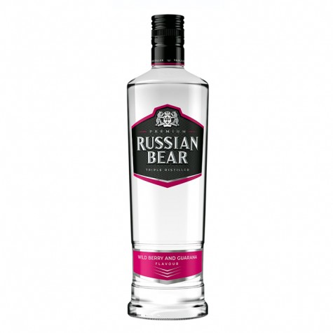 Russian Bear Wild Berry Vodka 750ml