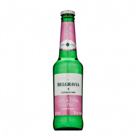 Belgravia Pink Gin & Tonic 275ml 6 Pack