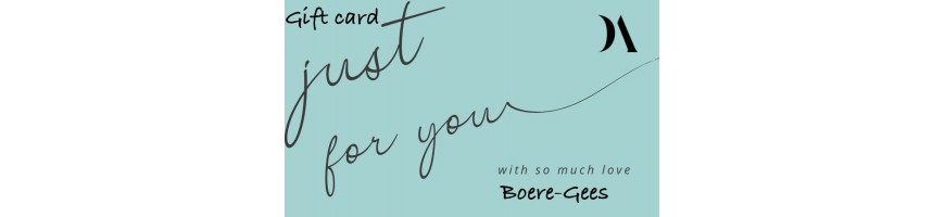 Geskenk kaarte/Gift Cards Geskenk kaarte/Gift Cards
